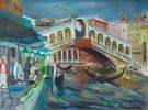 Rialtobrücke Venedig 1962